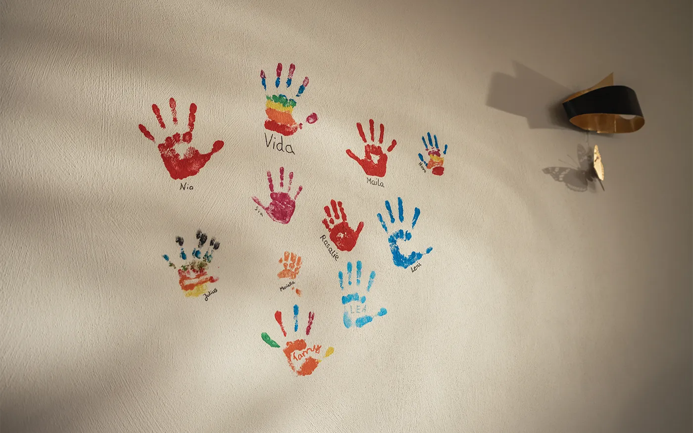 Wenn Kinder trauern – Kinderhände – Card